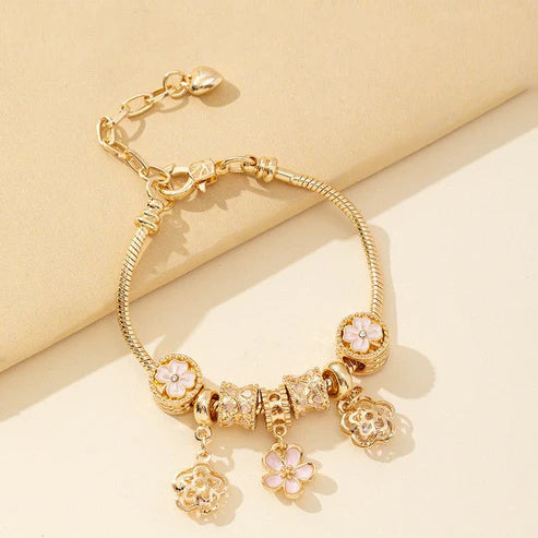 Fashion Bracelet Diy Floral Beads
