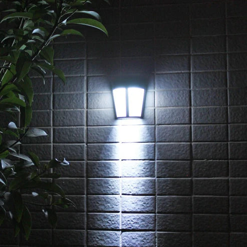Solar Wall Lamp 6 LED Outdoor Waterproof Light Control Decorative Landscape Lamp